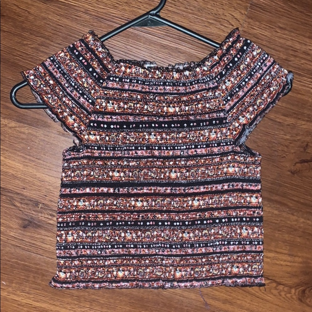 Floral crop top